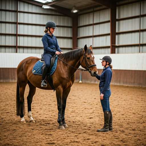 Introductory trial riding session at Equus